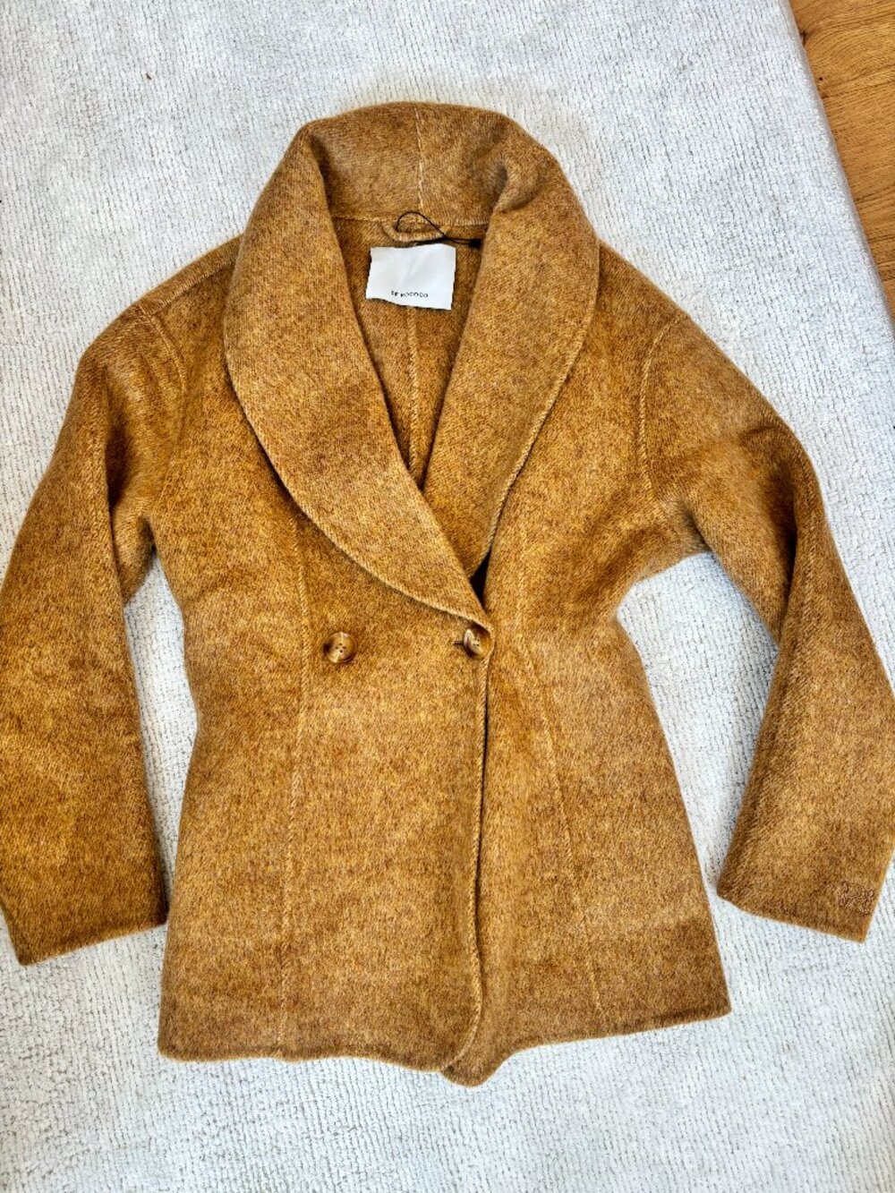 De Rococo Hourglass Double Wool Coat
